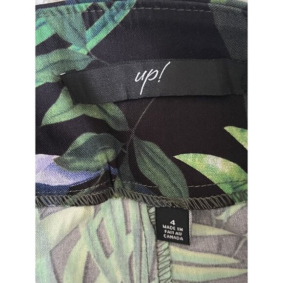 Up! Palm Frond Print Pencil Skirt Size 4 - Picture 2 of 5